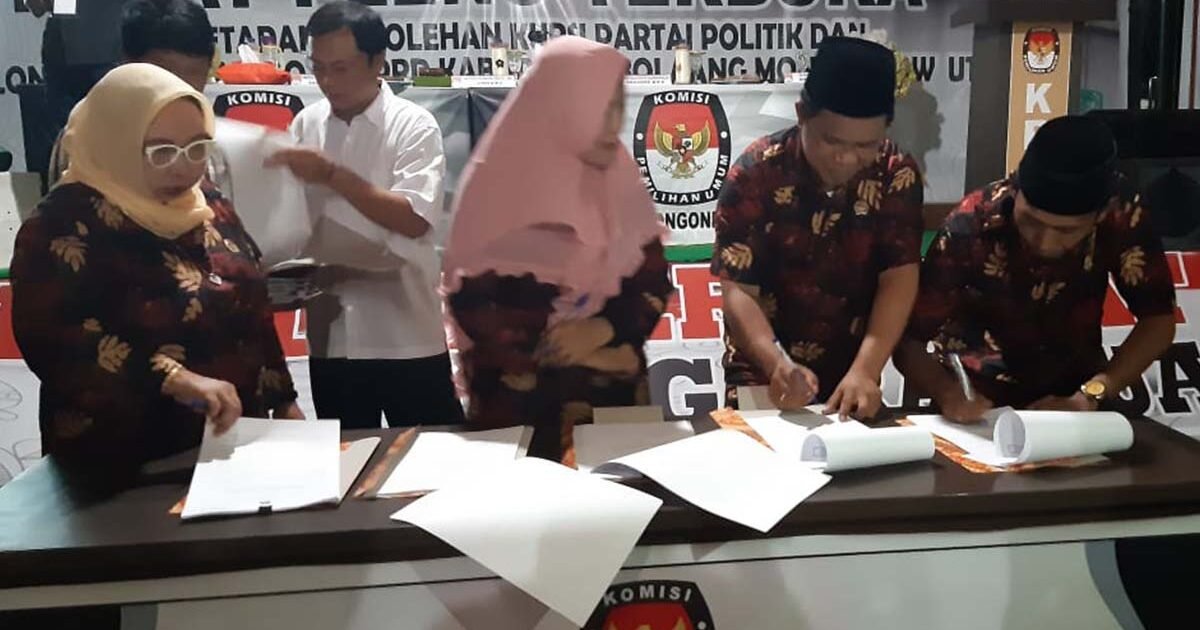 KPU Bolmut Umumkan Hasil Verifikasi Calon 2024-2029