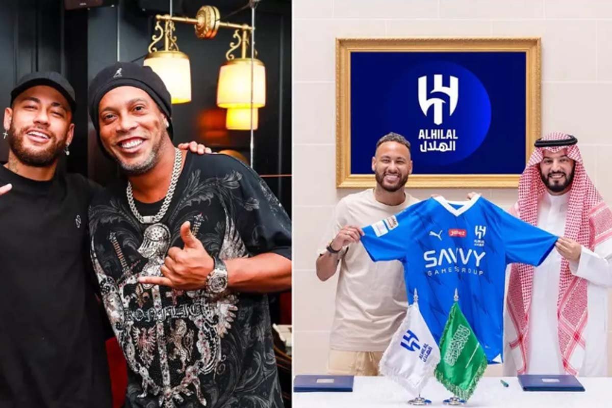 Pesan Ronaldinho untuk Neymar