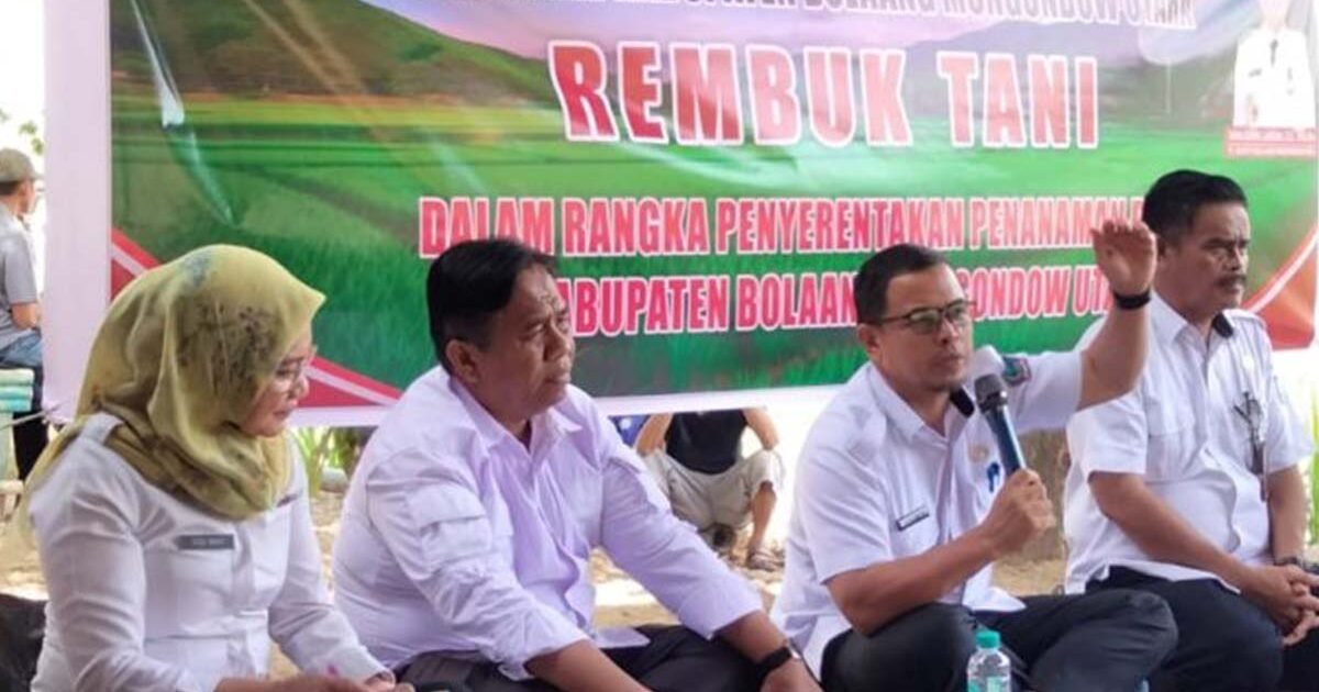 Bupati Bolmut Memulai Kegiatan Rembuk Tani