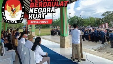 KPU Bolmut Gelar Apel Pemilu 2024