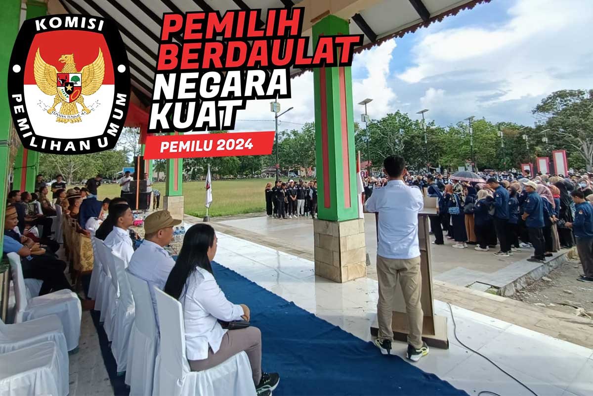 KPU Bolmut Gelar Apel Pemilu 2024