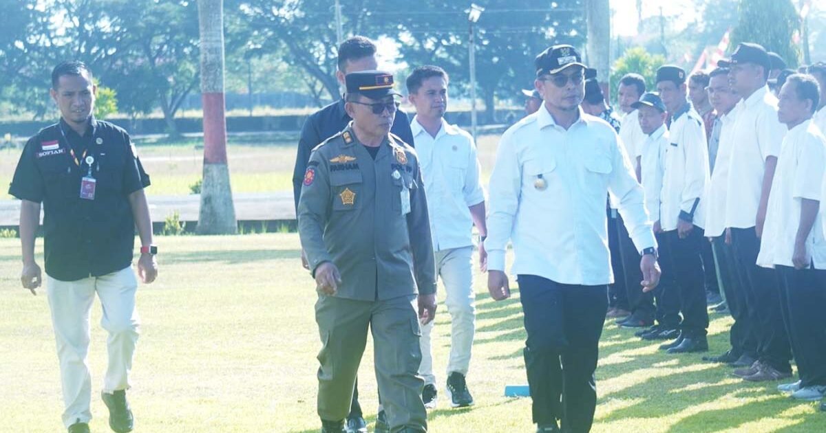 Apel Siaga Linmas dan PAM TPS