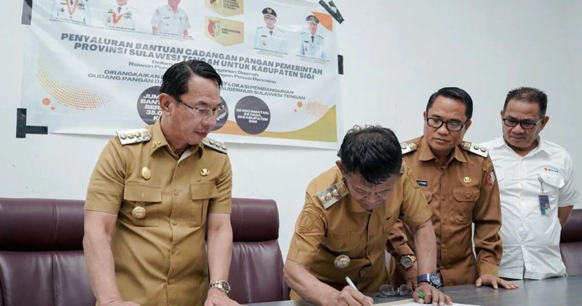 Bantuan Pangan Gubernur Sulteng