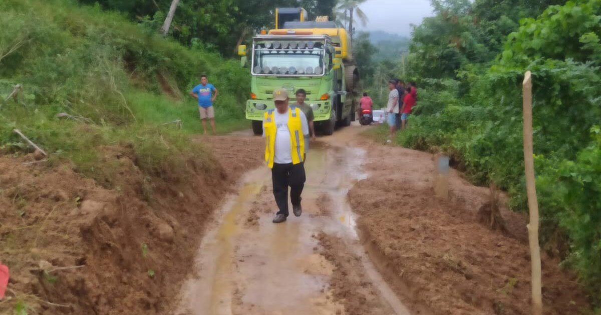 DPUTR Bolmut Bergerak Antisipasi Longsor