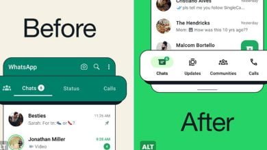 WhatsApp Navigasi Bawah
