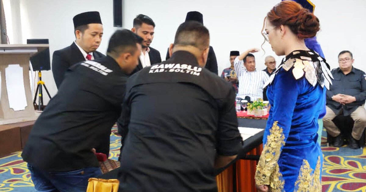 Bawaslu Boltim Resmi Panwaslu Pilkada 2024