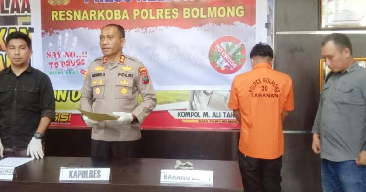 Polres Bolmong Ungkap Kasus Narkoba