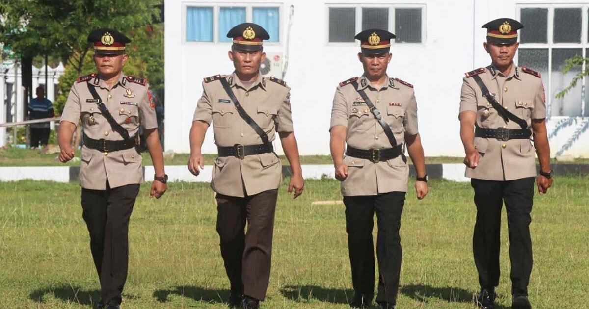 Polres Bolmut Serah Terima Jabatan Perwira
