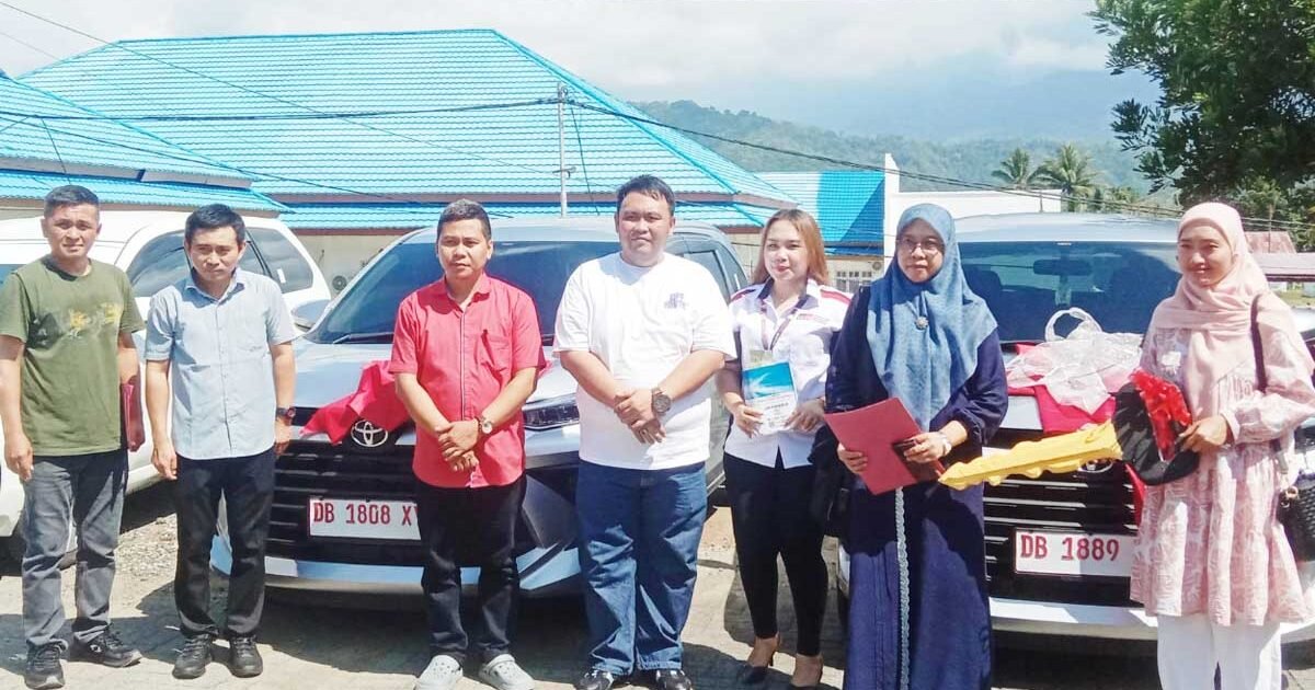 RSUD Datoe Binangkang Serahkan Kendaraan Dinas