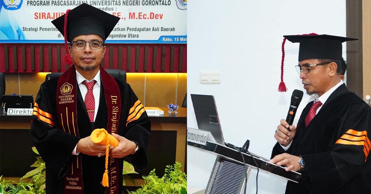 Sirajudin Lasena Raih Gelar Doktor