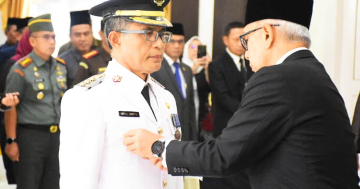 Ismail Madjid Dilantik sebagai Penjabat Wali Kota Gorontalo
