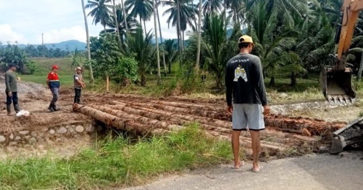Jembatan Darurat Dibangun di Makaruwo