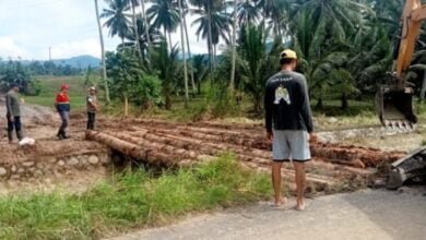 Jembatan Darurat Dibangun di Makaruwo