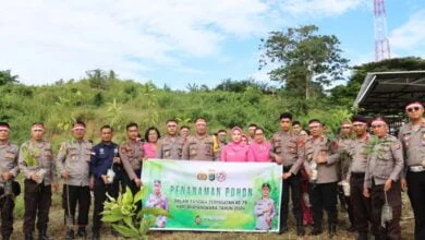 Polres Buol Gelar Penghijauan