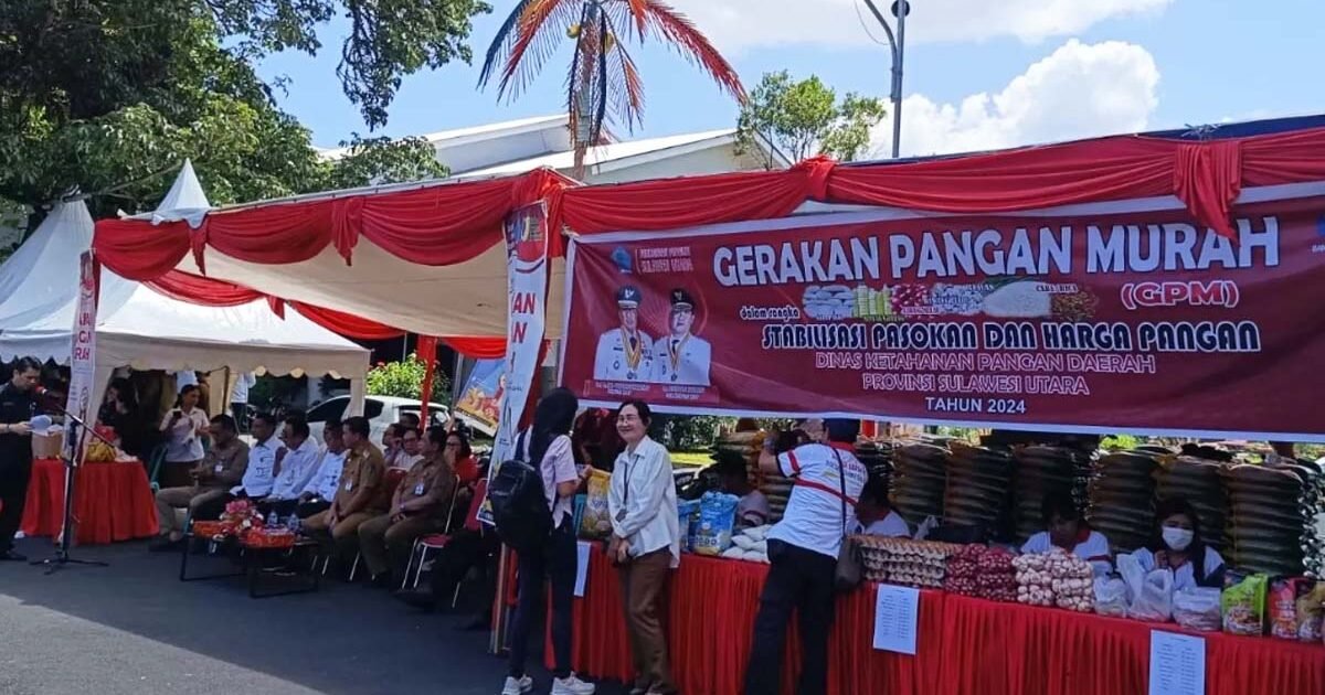 Pemerintah Sulut Gelar Operasi Pasar Murah