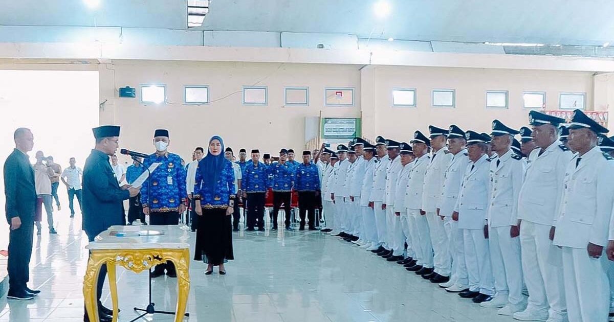 Pj Bupati Bolmut Kukuhkan 102 Sangadi