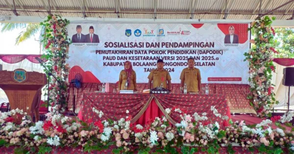 Kabupaten Bolsel Sosialisasi Dapodik Versi Terbaru