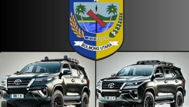 Kendaraan Dinas Bupati Bolmut 2025