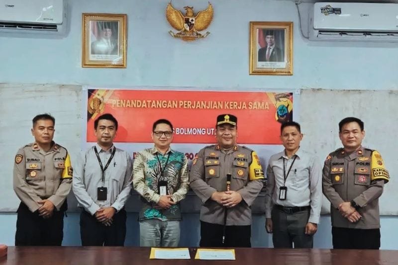 Bank SulutGo dan Polres Bolmut Jalin Kerja Sama