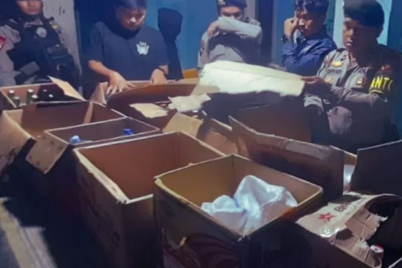 Polda Gorontalo Sita Miras Ilegal