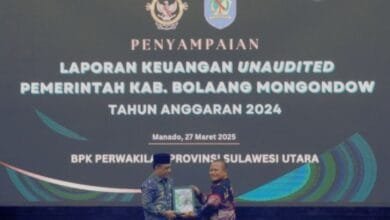 Bupati Bolmong Serahkan LKPD 2024