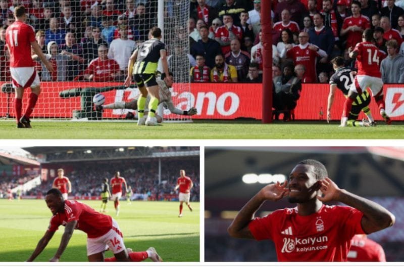 Hasil Nottingham Forest Man City