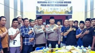 Kapolres Buol Buka Puasa Bersama Insan Pers