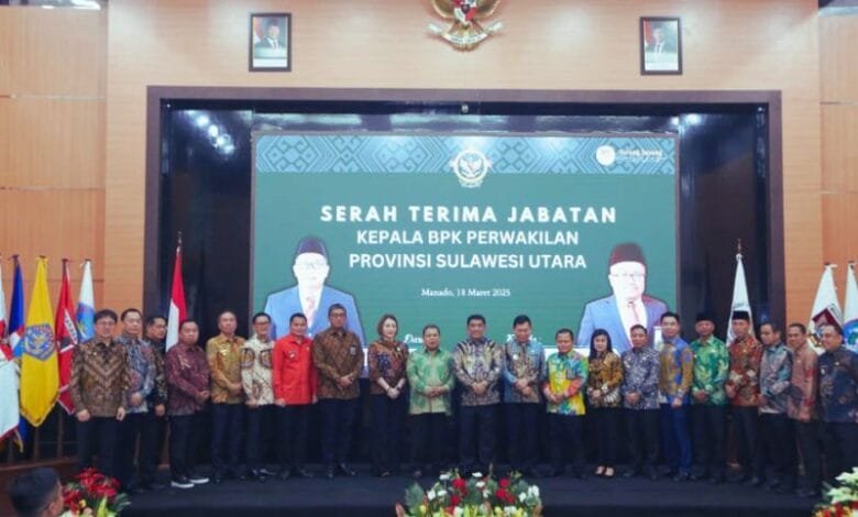 Serah Terima Jabatan BPK Sulut
