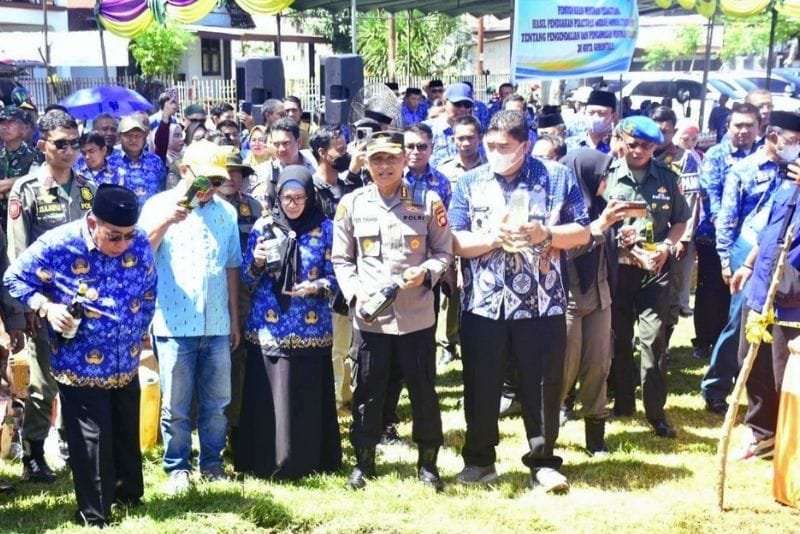 pemusnahan miras Gorontalo
