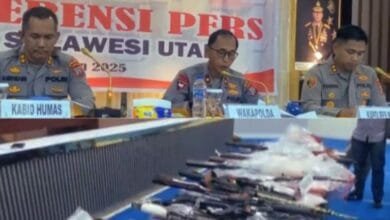 Penjual Senjata Angin Ilegal di Sulut