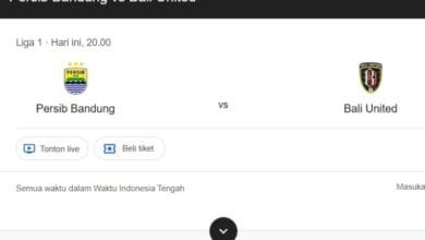 Live Streaming Persib vs Bali United