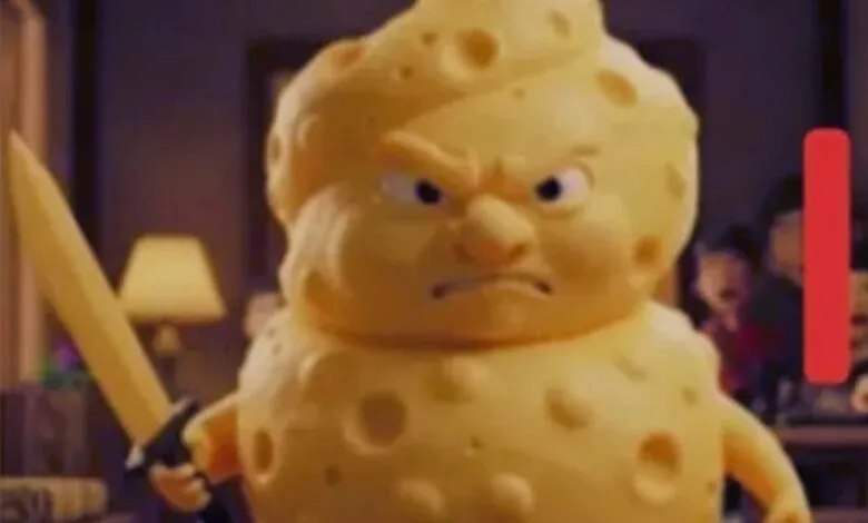 Meme kesenggol toples kue sagu keju