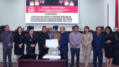 Ranperda RTRW Minahasa 2025–2044
