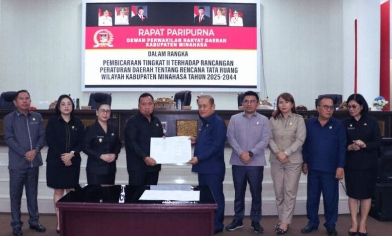 Ranperda RTRW Minahasa 2025–2044