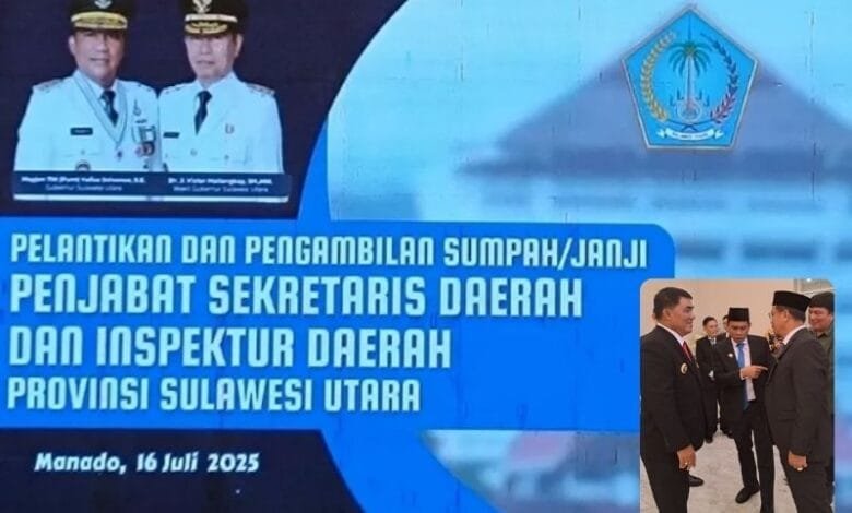 Pelantikan Sekda Sulut