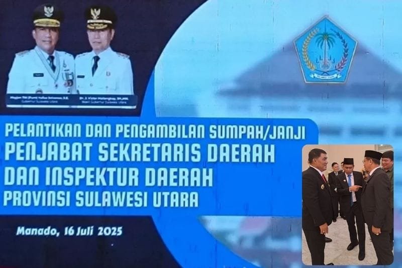 Pelantikan Sekda Sulut