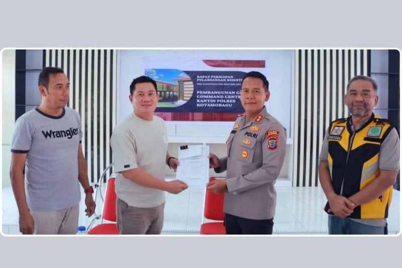 Pembangunan Command Center Polres Kotamobagu