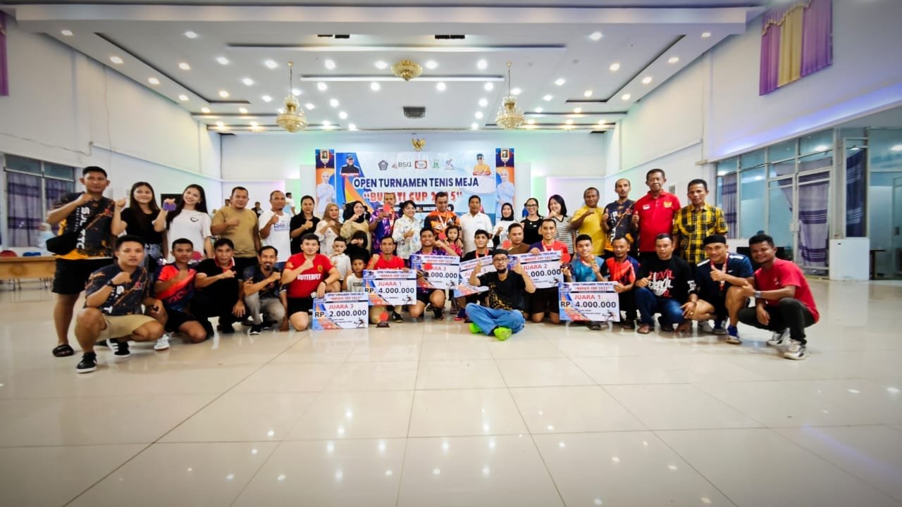 Turnamen Tenis Meja Bupati Pohuwato Cup 2025