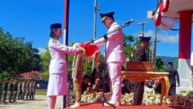 Upacara HUT RI ke-80 Boltara