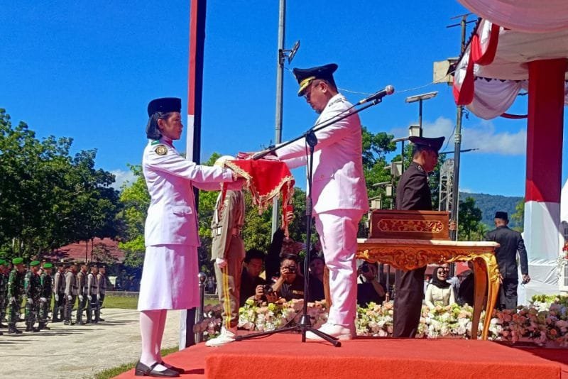 Upacara HUT RI ke-80 Boltara