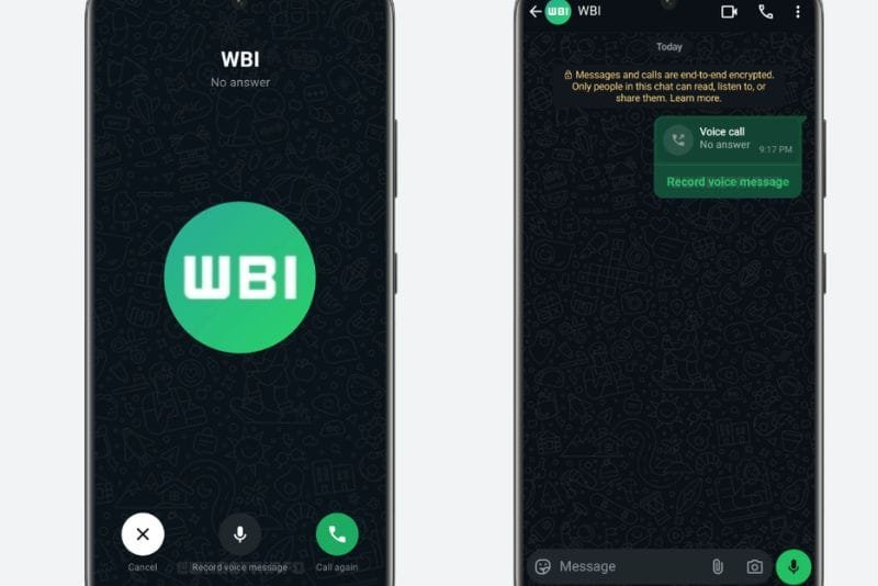 kotak suara WhatsApp