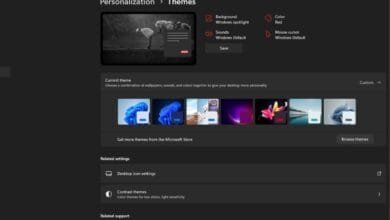 mode gelap Windows 11