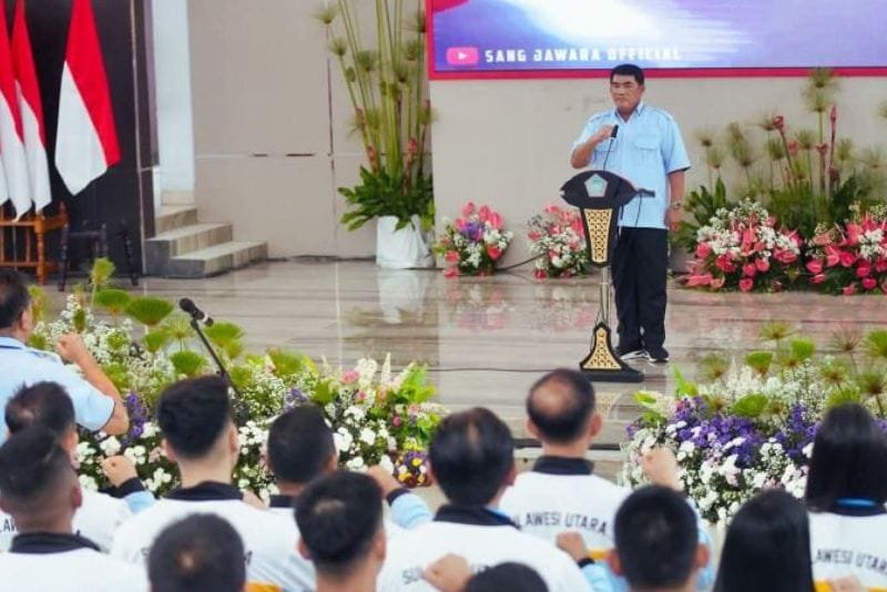 Kontingen Sulut di Pornas Korpri 2025