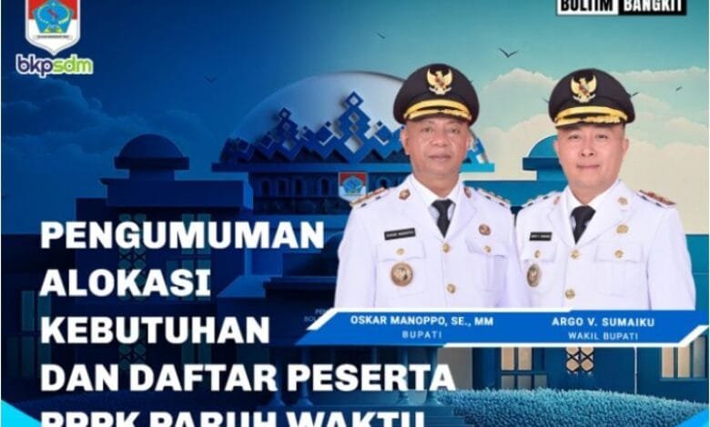 PPPK Paruh Waktu Boltim 2025