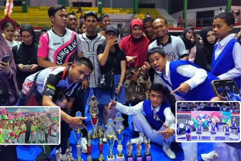 SMPN 1 Boltara Juara di Hulondalo Marching Festival 2025