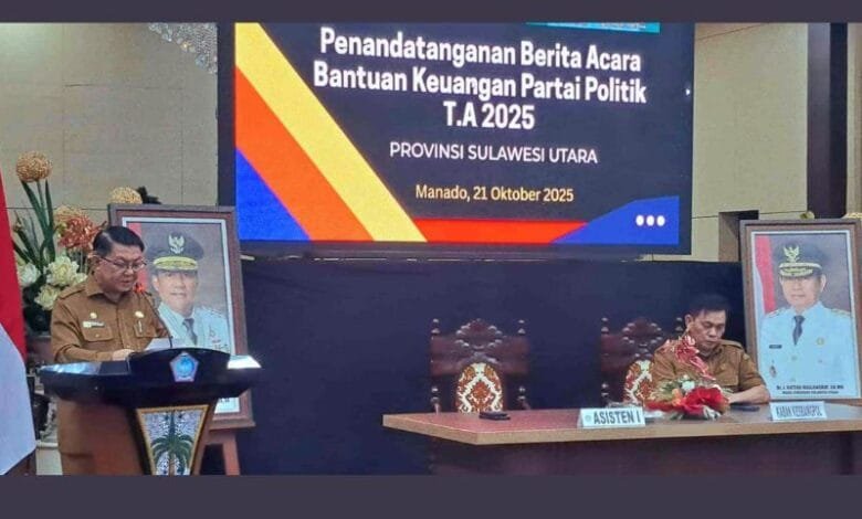 Bantuan Keuangan Partai Politik Sulut 2025