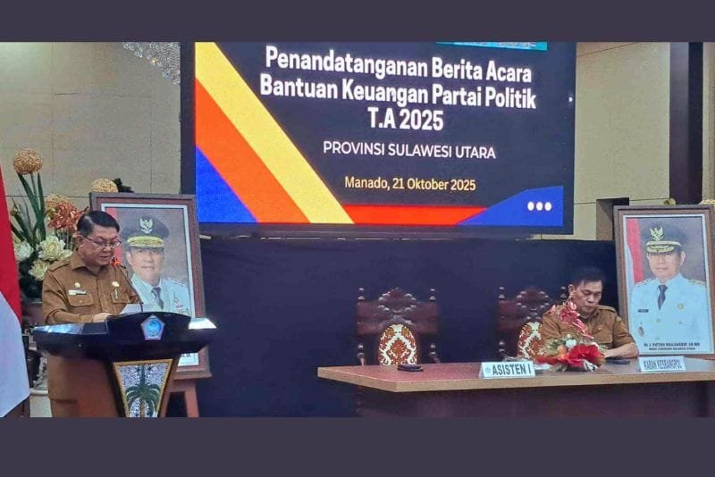 Bantuan Keuangan Partai Politik Sulut 2025