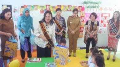 Kunjungan Bunda PAUD Sulawesi Utara ke PAUD di Tomohon