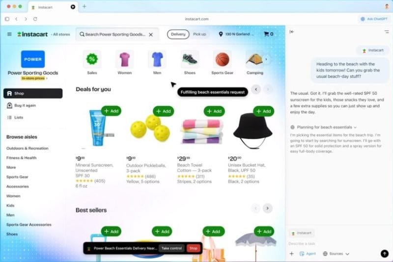 browser AI ChatGPT Atlas