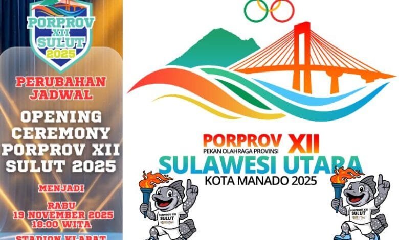 Penundaan pembukaan Porprov XII Sulawesi Utara